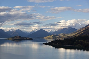 Otago Prints: Lake Wakatipu looking to Glenorchy and Mount Earnslaw