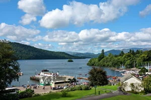 Cumbria Gallery: Lake Windermere from Bowness on Windermere, Lake District National Park, Cumbria, England