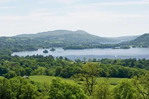 Windermere Prints: Lake Windermere, Lake District National Park, Cumbria, England, United Kingdom, Europe