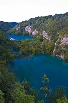 The lakes of the Plitvice Lakes National Park, UNESCO World Heritage Site