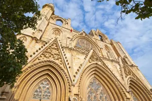 Images Dated 10th March 2008: Lala Mustafa Pasa Mosque, Famagusta, Turkish part of Cyprus, Europe