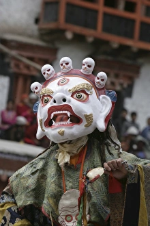 Images Dated 16th June 2005: Lama dancing, Ladakh, India, Asia