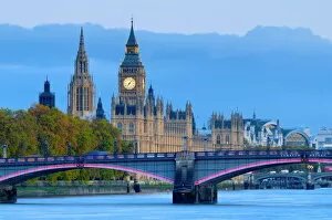 Thames Collection: Lambeth Bridge and Houses of Parliament, UNESCO World Heritage Site, London