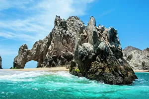 Erosion Prints: Lands End rock formation, Los Cabos, Baja California, Mexico, North America