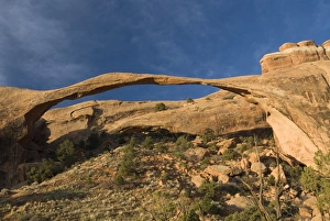 Images Dated 23rd October 2009: Landscape Arch in early morning light, Arches National Park, Utah, United States of America