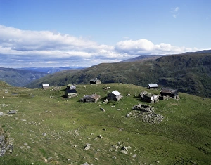 Sogn Og Fjordane Prints: Landscape in Aurlandsdalen