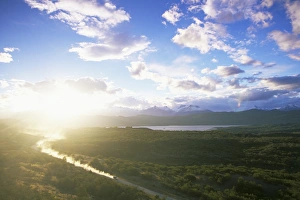 Sun Beam Prints: Landscape, Camino Austral, Chile, South America
