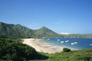 New Territories Prints: Landscape of Dai Long Wan Beach in the New Territories in Hong Kong, China, Asia