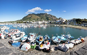 Forio Prints: Landscape with Forio, Ischia, Phlegrean Islands, Gulf of Naples, Campania, Italy