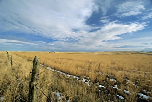 North Dakota Prints: Landscape of the great wide open spaces of the prairies