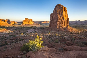 Landscape from La Sal Mountains Viewpoint, Arches National Park, Moab, Utah, United