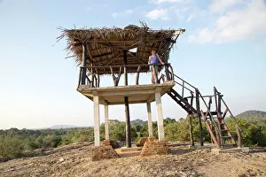 Observation Tower Prints: Landscape look-out point, Hurulu Eco Park biosphere reserve