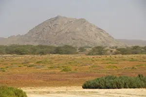 Landscape near Praia de Santa Monica (Santa Monica Beach), Boa Vista, Cape Verde Islands