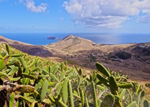 Abundance Prints: Landscape of the Porto Santo Island, Madeira Islands, Portugal, Atlantic, Europe