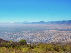 Communities Prints: Landscape seen from Monte Alban Archaeological Site, Oaxaca State, Mexico