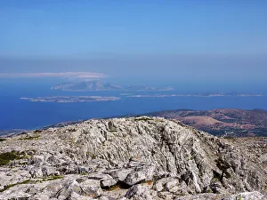 Naxos Island Prints: Landscape seen from the peak of Mount Zas (Zeus)
