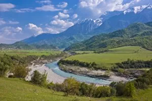 Landscape in the Southeast area, Albania, Europe