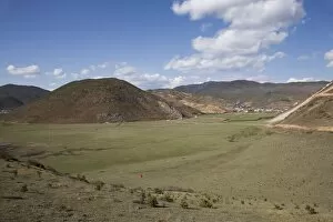 Landscape between Zhongdian and Deqin, on the Tibetan Border, Shangri-La region