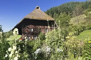 Mill Collection: Landwasserhof Mill, farmhouse garden, Elzach, Black Forest, Baden-Wurttemberg, Germany