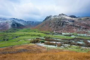 Langdale Pikes from Side Pike, Lake District National Park, Cumbria, England