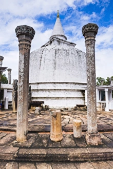 Anuradhapura Prints: Lankarama Dagoba, Anuradhapura, UNESCO World Heritage Site, Sri Lanka, Asia