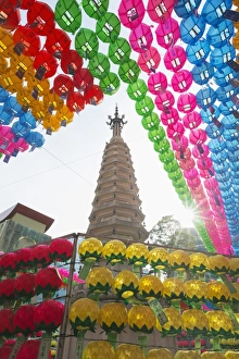 Bright Color Prints: Lantern decorations for Festival of Lights
