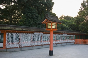Images Dated 8th October 2008: Lantern at Usa Jingu, Usa, Oita, Japan, Asia