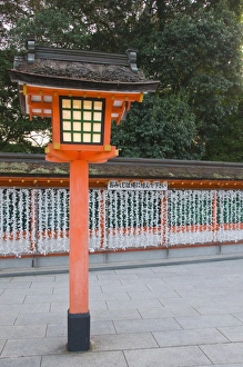 Images Dated 8th October 2008: Lantern at Usa Jingu, Usa, Oita, Japan, Asia