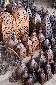 Metal Work Prints: Lanterns, Place des Ferblantiers (Ironmongers Square)
