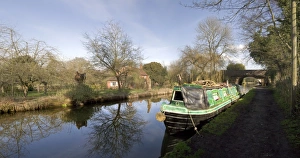 Lapworth flight of locks, Stratford-upon-Avon Canal, Warwickshire, England