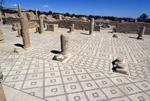 Large Baths, Roman ruin of Sbeitla, Tunisia, North Africa, Africa