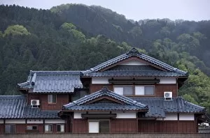 Large traditional s ingle-family home in the countrys ide of Fukui, Japan, As ia