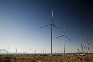 Wind Power Prints: Very large wind turbines just outside Mojave