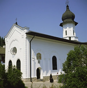 Moldavia Prints: The largest monastery in Romania with 400 nuns, Agapia Monastery, Moldavia