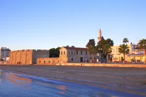 Byzantine Prints: Larnaka Fort, Medieval Museum and Mosque, Larnaka, Cyprus, Eastern Mediterranean Sea
