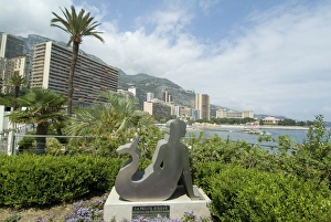 Mermaid Prints: Larvotto Beach, Monte Carlo, Monaco, Mediterranean, Europe