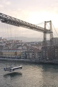 Euskadi Prints: Las Arenas Suspension Bridge, UNESCO World Heritage Site, Bilbao, Euskadi, Spain