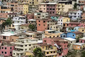 Guayaquil Prints: Las Penas barrio, historic centre on the hill of Cerro Santa Ana, Guayaquil, Ecuador