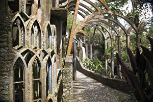 Las Pozas (the Pools), surrealist sculpture garden and architecture created by Edward James an eccentric English aristocrat, Xilitla, San Luis Potosi state, Mexico