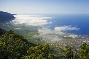 El Hierro Prints: Las Puntas and El Golfo Bay, seen from Tibataje, El Hierro, Canary Islands, Spain