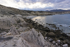 Baja California Prints: Las Serenitas, wind and wave erosion sculptures, Cabo Pulmo, UNESCO World Heritage Site