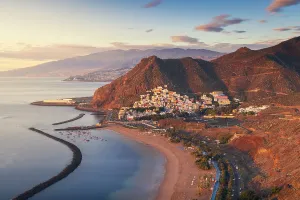 Tenerife Prints: Las Teresitas beach and San Andres at sunrise
