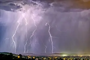 Stormy Prints: Late night storm during the 2021 Monsoon season rolling into Chino Valley, Arizona