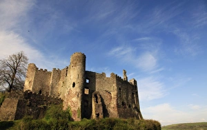 Laugharne Prints: Laugharne Castle, Pembrokeshire, Wales, United Kingdom, Europe