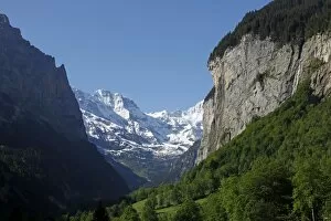 Purity Collection: Lauterbrunnen Falls, Lauterbrunnen Valley, Bernese Oberland, Swiss Alps