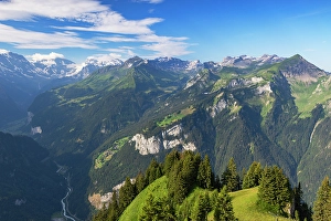 Jungfrau Prints: Lauterbrunnen Valley, Jungfrau Region, Bernese Oberland, Switzerland
