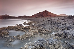 Lava coast near Los Hervideros, Montanas del Fuego, Parque Natinal de Timanfaya, Lanzarote