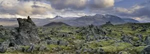 Lava fields, Snaefellsnes Peninsula, Iceland, Polar Regions