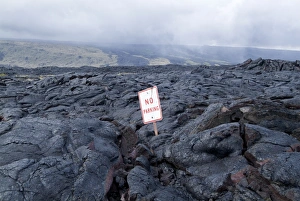 Humor Prints: Lava flow, Kilauea