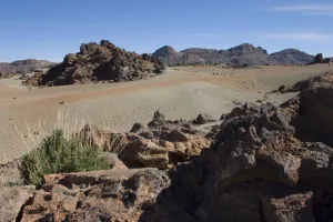 Lava Flow Prints: Lava flow at Mirador del Tabonal Negro viewpoint, Parque Nacional de Las Canadas del Teide